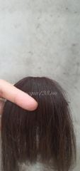 Mái ngang - Mái ngố dày vừa tóc thật MN2