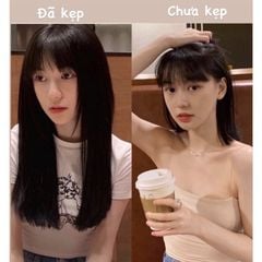 Phím 5 kẹp thẳng tóc thật