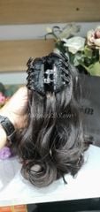 Ngoạm nhỏ xoăn tóc thật 851