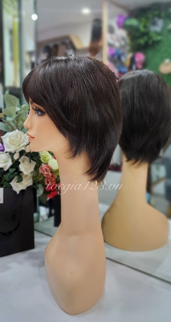 Tóc thật ngắn có da đầu 2823