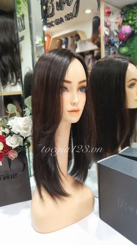 Mái hói tóc thật 50cm dày 5892