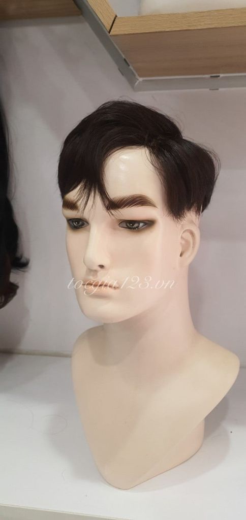 Mái phủ đỉnh tóc thật nam 1847