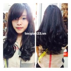 Phím 5 kẹp xoăn tóc thật
