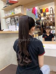 Cột tóc thật