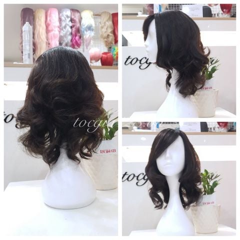 Tóc thật ngang vai 4416