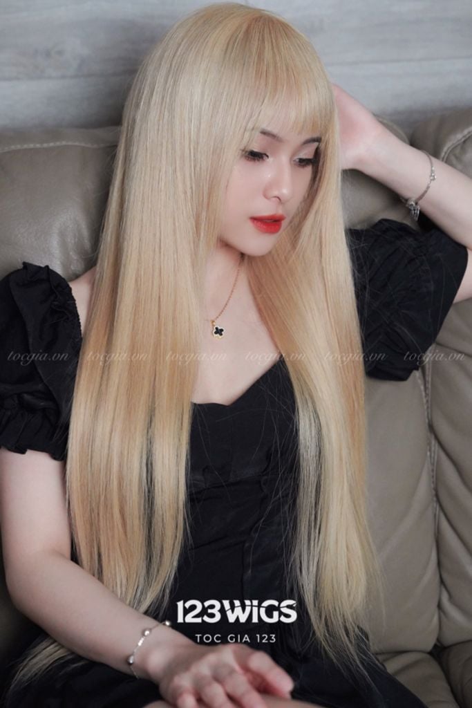 Tóc thật dài có da đầu 70 cm 7965