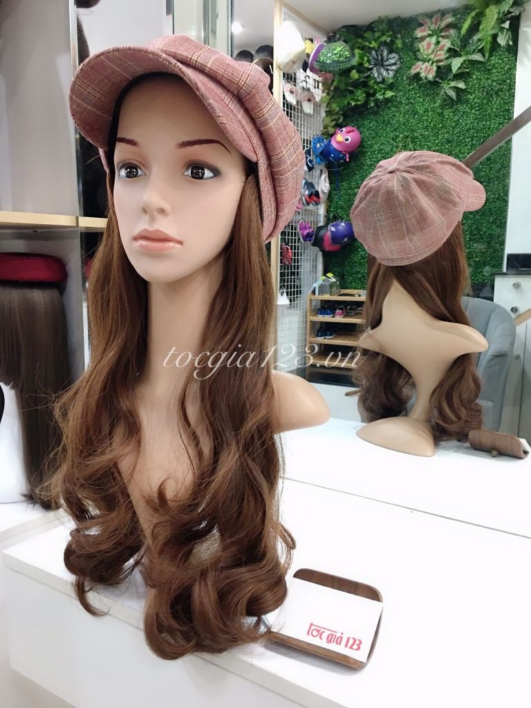 Nón tóc giả dài 50/60 cm 5502