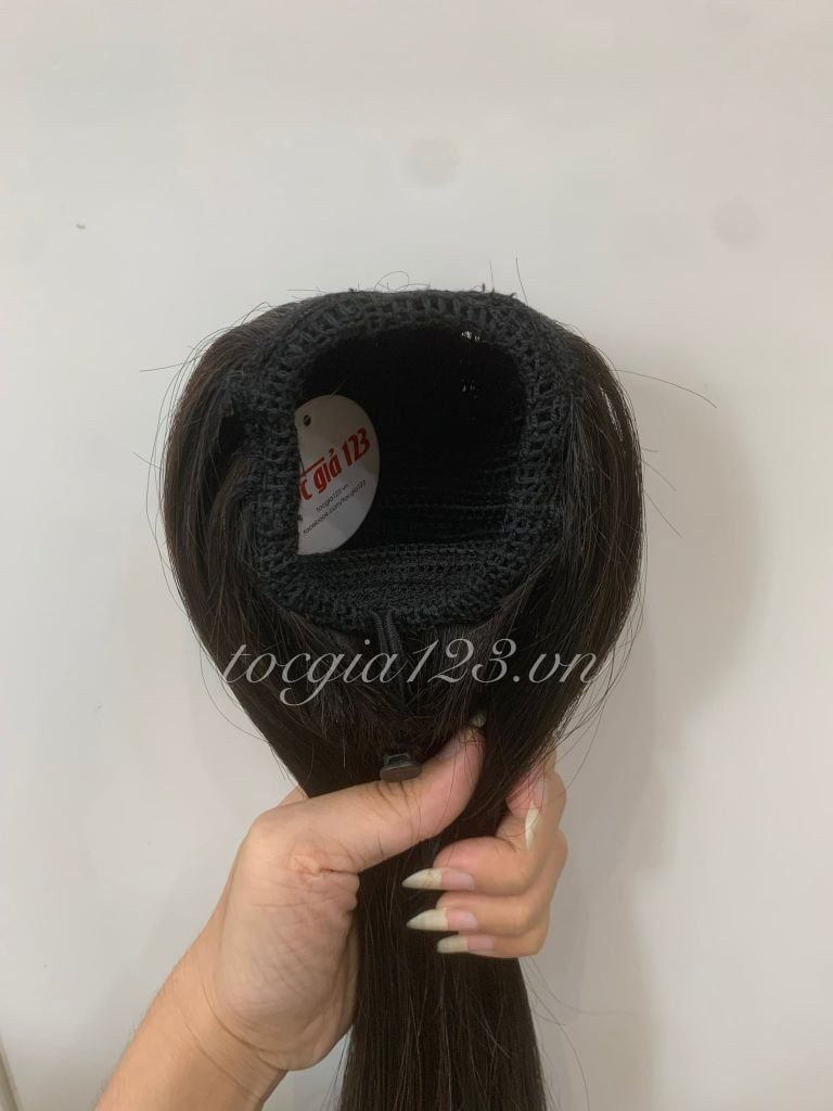Cột búi tóc thật 90cm