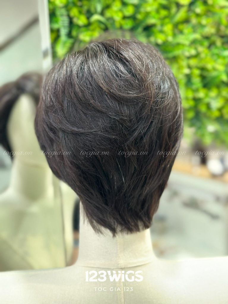 Tóc thật ngắn có da đầu 3963