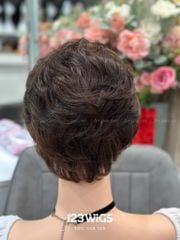 Tóc thật ngắn có da đầu 2972