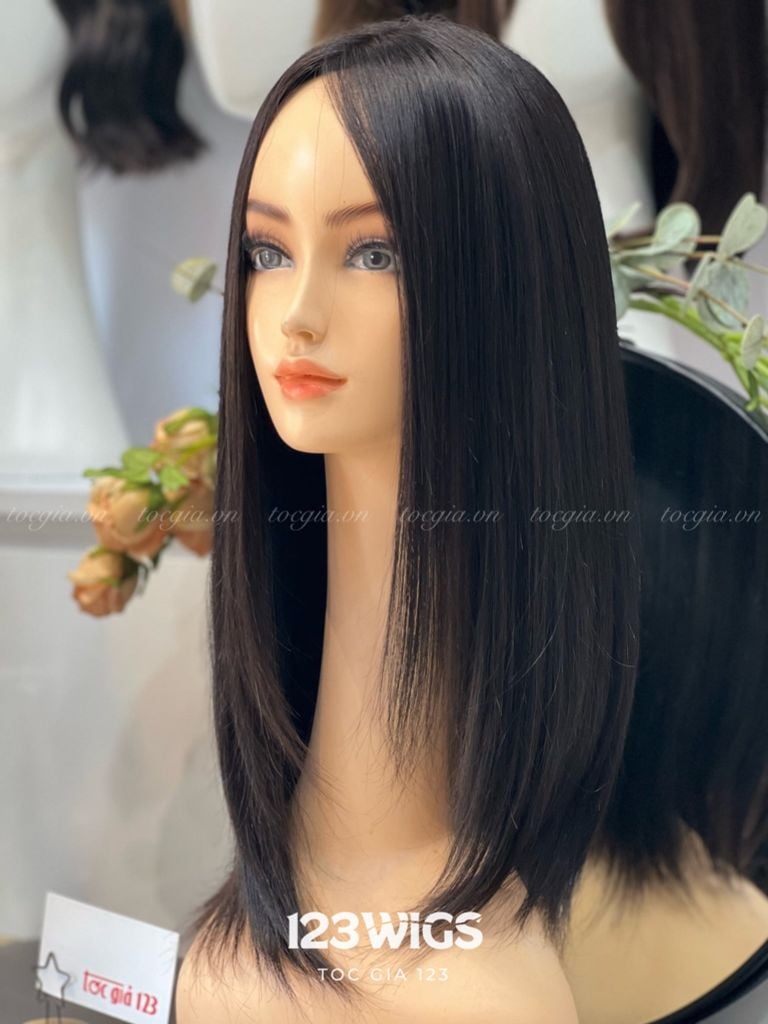 Tóc thật 3/4 có da đầu 5988