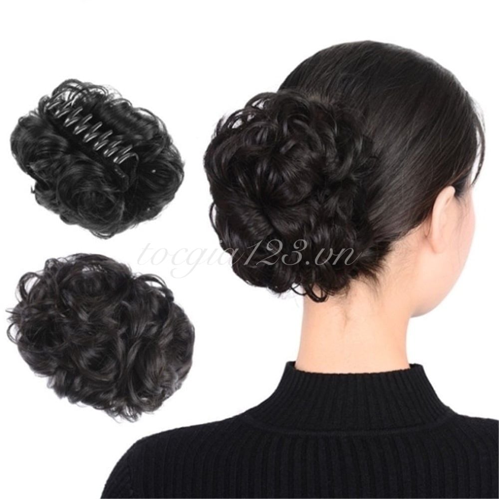Búi kẹp xoăn trung niên SB1008