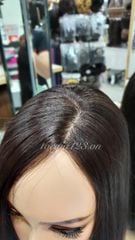 Mái phủ đỉnh tóc thật 50cm dày 5892