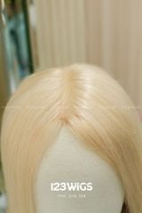 Tóc thật siêu da lace vàng kim 61164