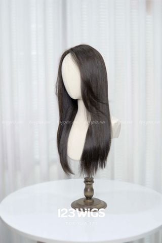 Tóc thật siêu da MONO thẳng mái bay 51156