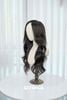 Tóc thật siêu da MONO xoăn mái bay 61157
