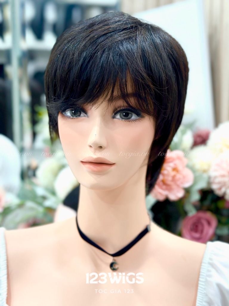Tóc thật ngắn có da đầu 11090