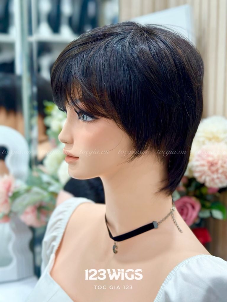 Tóc thật ngắn có da đầu 11090