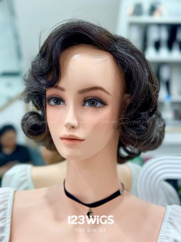 Tóc thật muối tiêu 31097