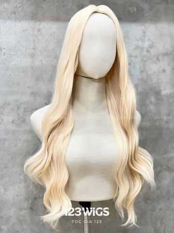 Tóc dài xoăn sóng hai mái S1019