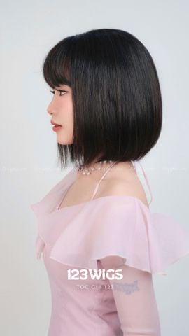 Tóc giả nguyên đầu 30% Tóc Thật mái thưa Cúp mặt SP1001