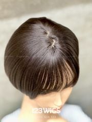 Tóc ngắn tém cúp mặt - mái thưa S1023