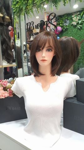 Tóc thật ngang vai 3893