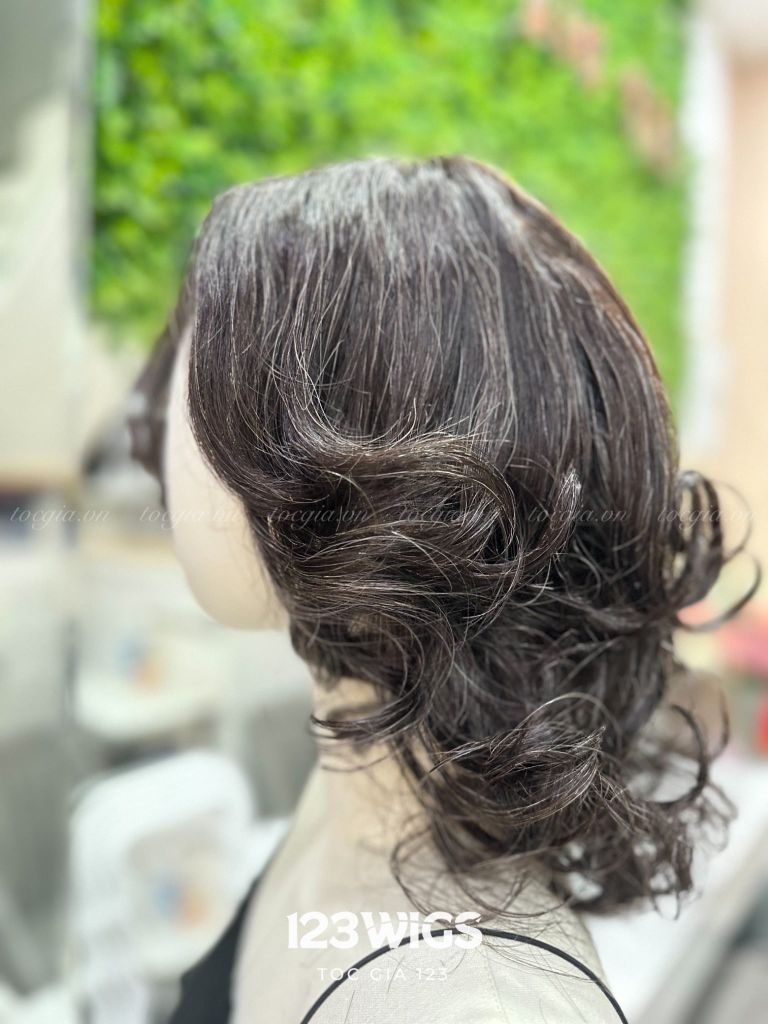 Tóc thật muối tiêu 3973