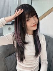 Phím line / highlight tóc thật