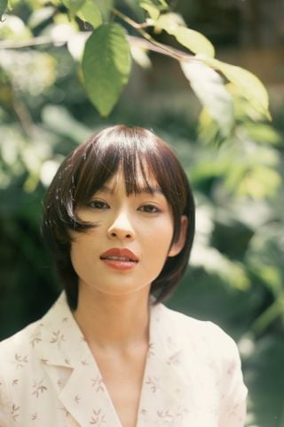 Tóc thật ngắn Minh Hà