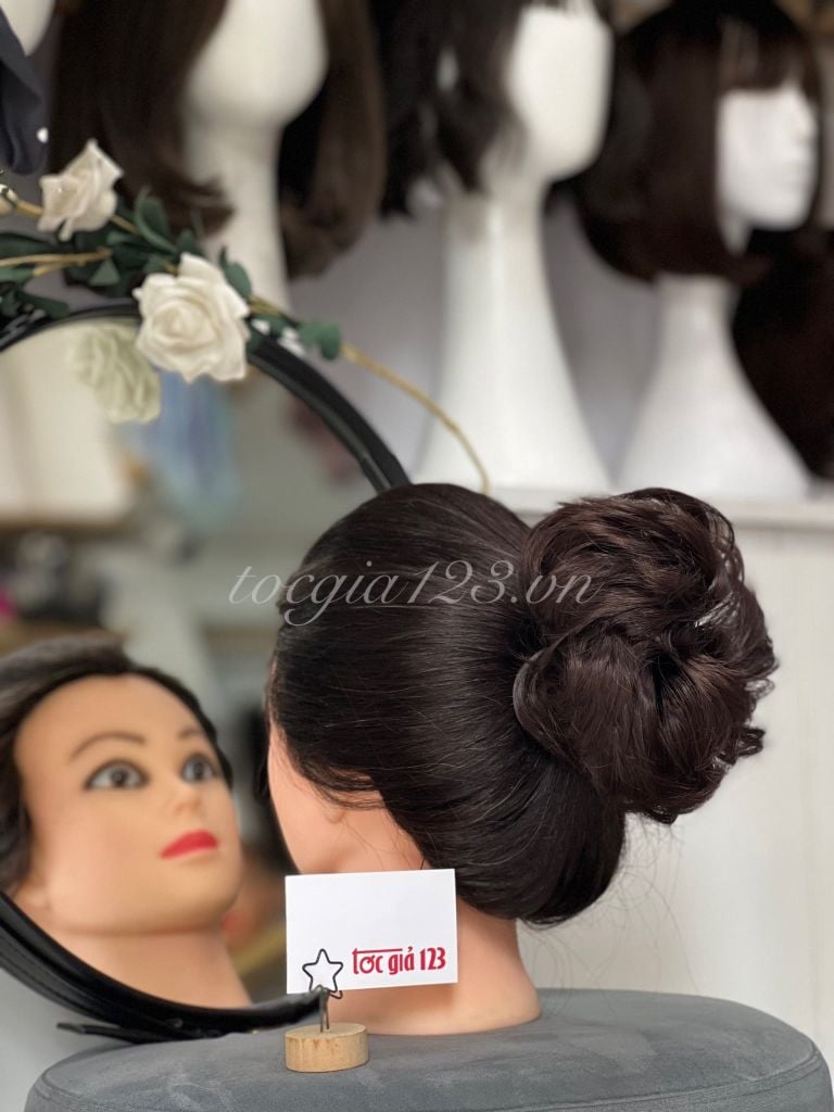 Búi kẹp xoăn trung niên SB1008