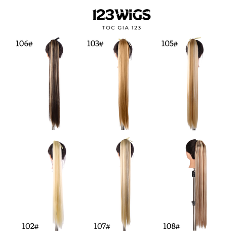 Cột thẳng màu tẩy, highlight 6 màu