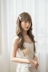 Tóc dài Xoăn gợn - Mái thưa S1027
