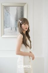 Tóc dài Xoăn gợn - Mái thưa S1027