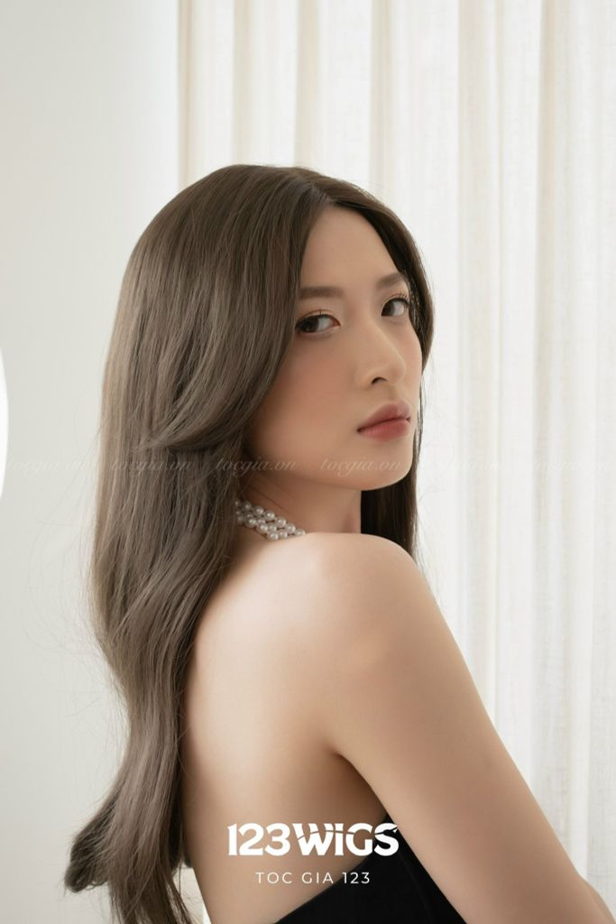 Tóc siêu da lưới Lace Xoăn gợn SL1013