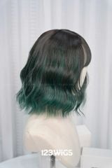 Tóc ngắn xoăn gợn - Mái thưa S1035