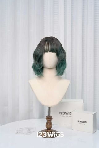Tóc ngắn xoăn gợn - Mái thưa S1035