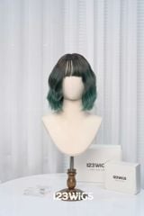 Tóc ngắn xoăn gợn - Mái thưa S1035