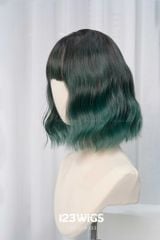 Tóc ngắn xoăn gợn - Mái thưa S1035