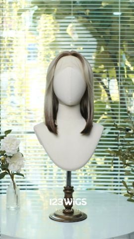 Tóc lưới Lace mái bay Layer - Cúp ngang vai - Màu ombre SL2020