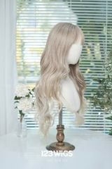 Tóc dài xoăn - Mái thưa - Màu balayage S1046