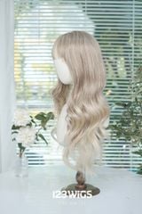 Tóc dài xoăn - Mái thưa - Màu balayage S1046