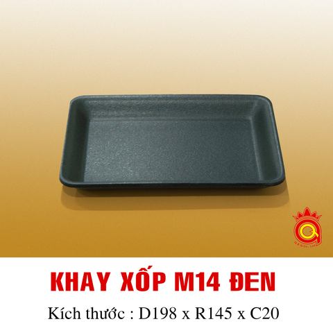 QQ-0002 - Khay xốp M14 Đen