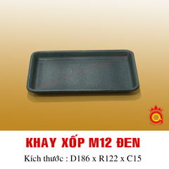 QQ-0003 - Khay xốp M12 đen