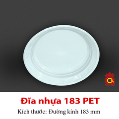 QQ-0037 - Đĩa nhựa 183 (PET)