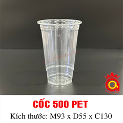 QQ-0055 - Cốc 500 PET