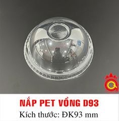 QQ-0070 - Nắp ly D93 cầu PET