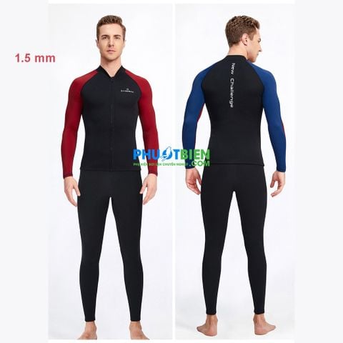  Quần Áo Bơi Lặn Giữ Nhiệt Wetsuit Nam 1.5mm - AL056 