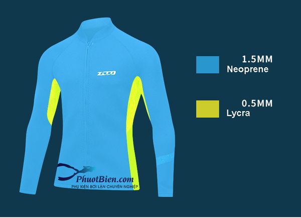 Áo Bơi Nam Giữ Nhiệt Neoprene Wetsuit AL202-A