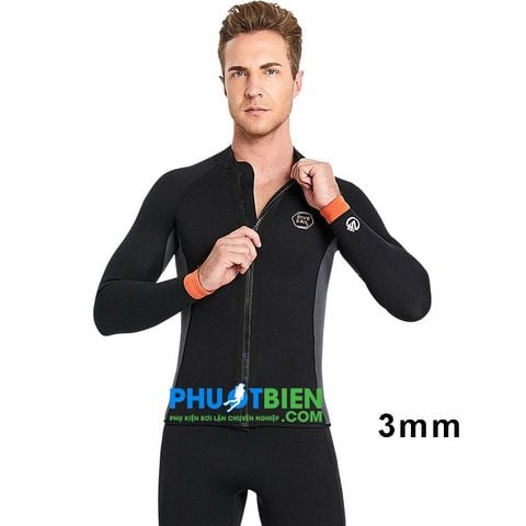  Áo Lặn Nam Giữ Nhiệt Wetsuit 3 mm - AL136-A 